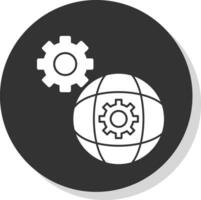 Network Settings Vector Icon Design