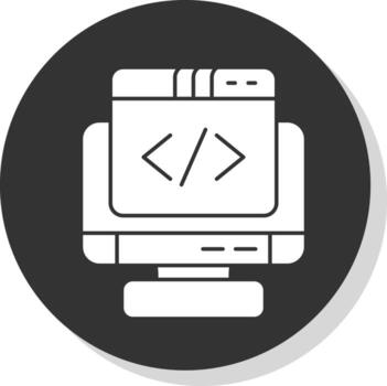 Coding Vector Icon Design