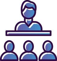 Seminar Vector Icon Design