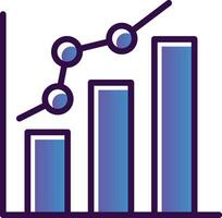 Bar chart Vector Icon Design