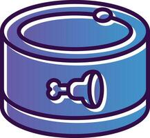 Canned food Vector Icon Design