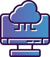 Cloud Computing Vector Icon Design