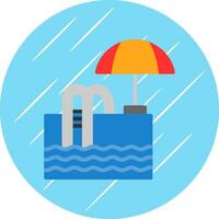 Swimming pool Vector Icon Design