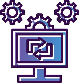 software configuración vector icono diseño