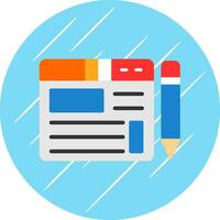 Blogging Vector Icon Design