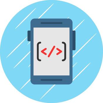 Coding Vector Icon Design