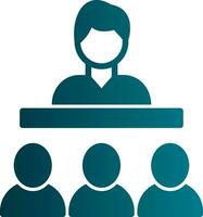 Seminar Vector Icon Design