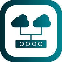 Cloud Support Vector Icon Design