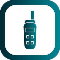 Walkie talkie Vector Icon Design