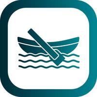 Dinghy Vector Icon Design