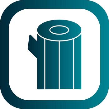 Log Vector Icon Design