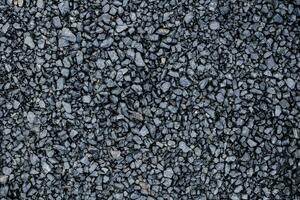 Black coal stones and pebbles from a coal store, Texture background for design, Coal stone texture background photo