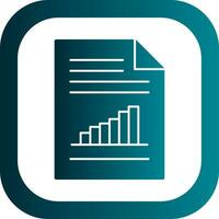 Bar Chart Vector Icon Design