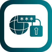 Network Security Vector Icon Design