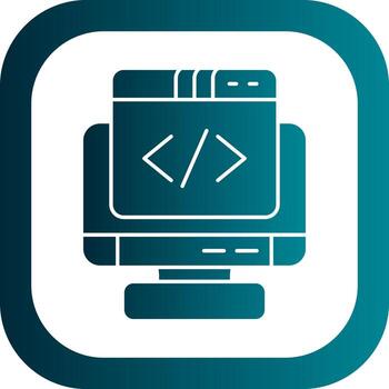 codificación vector icono diseño