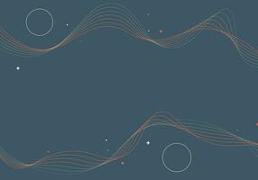 Simple lines and dot circles background. Vector. vector