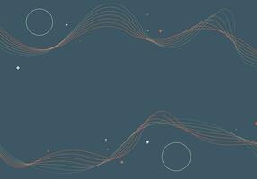 Simple lines and dot circles background. Vector. vector