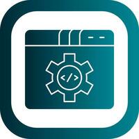 Code Terminal Vector Icon Design