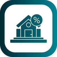 House discount Vector Icon Design