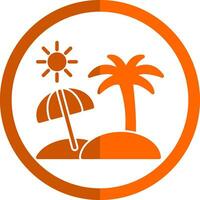 Beach Vector Icon Design