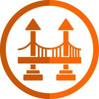 diseño de icono de vector de puente