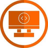 Remote Desktop Vector Icon Design