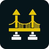 diseño de icono de vector de puente