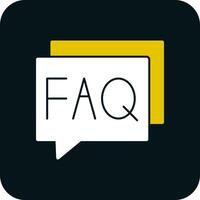 FAQ Vector Icon Design