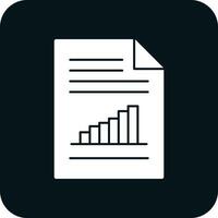 Bar Chart Vector Icon Design