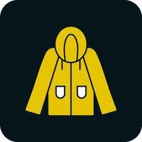 Raincoat Vector Icon Design