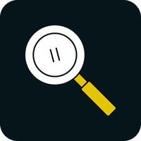 Magnifying glass Vector Icon Design