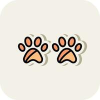 Paw Vector Icon Design