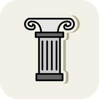 Pillar Vector Icon Design