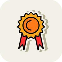 Award Vector Icon Design