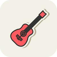 Guitar Vector Icon Design