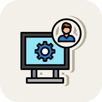 Resource Optimization Vector Icon Design