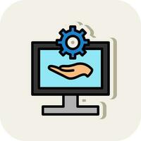 Software Support Vector Icon Design