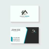 Professional Logo Business Card Design. Business Card Template. vector