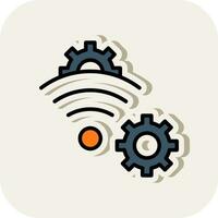 Wireless Network Setup Vector Icon Design