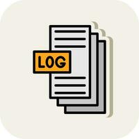 System Logs Vector Icon Design