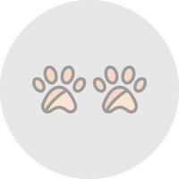 Paw Vector Icon Design