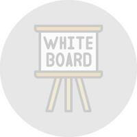 Whiteboard Vector Icon Design