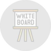 Whiteboard Vector Icon Design