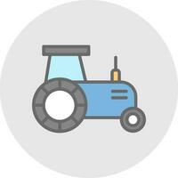 Tractor Vector Icon Design