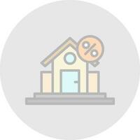 House discount Vector Icon Design