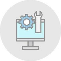 Hardware Repair Vector Icon Design