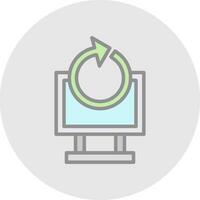 Data Recovery Vector Icon Design