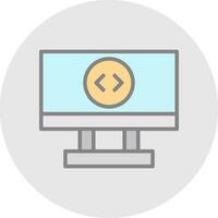 Remote Desktop Vector Icon Design