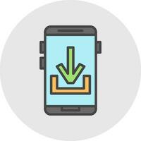 App Installation Vector Icon Design