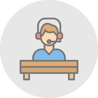 Help Desk Vector Icon Design
